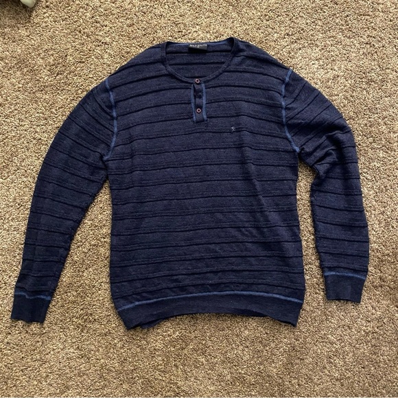 Men's Navy Sweater - Picture 1 of 4